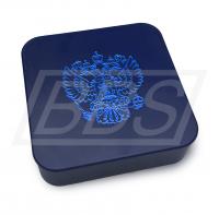 Пластиковый футляр для серебряной медали «За особые успехи в учении» II степени (ВИД 2) (арт. 61026)