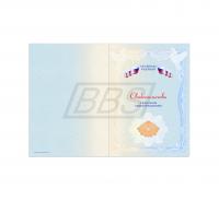 Бланк свидетельства о начальном общем образовании (для мальчиков) (арт. 14008)