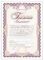 Похвальная грамота "За особые успехи в изучении отдельных предметов" (Вид 3) (51029)