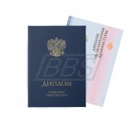 Бланк диплома об окончании адъюнктуры, с твёрдой обложкой (арт. 71025)