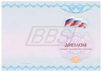 Бланк диплома о профессиональной переподготовке "Универсальный, Вид 5" (пустой) (арт. 31046)