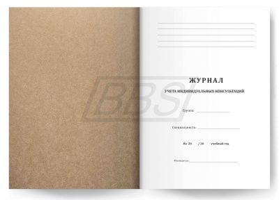 Журнал учета индивидуальных консультаций, 32 стр. (арт. 22010)