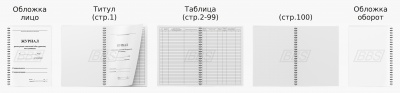 Журнал регистрации заявлений абитуриентов, поступающих, 100 стр.   (арт. 71058)