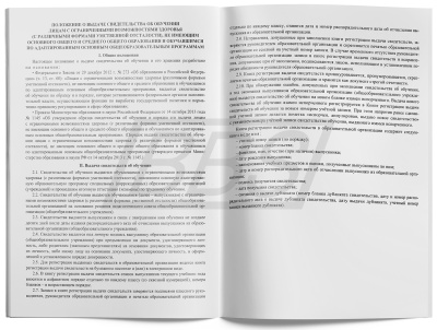Книга регистрации выданных бланков свидетельств об обучении в специальной (коррекционной) школе, 64 стр. (арт. 13004)