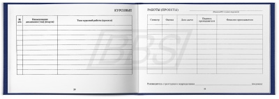 Зачетная книжка ВПО (арт. 71037)
